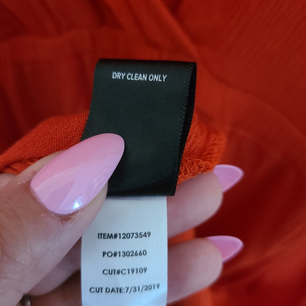 NWOT Torrid (itm 3) Orange hi-low Blouse Size 4 - Picture 8 of 10